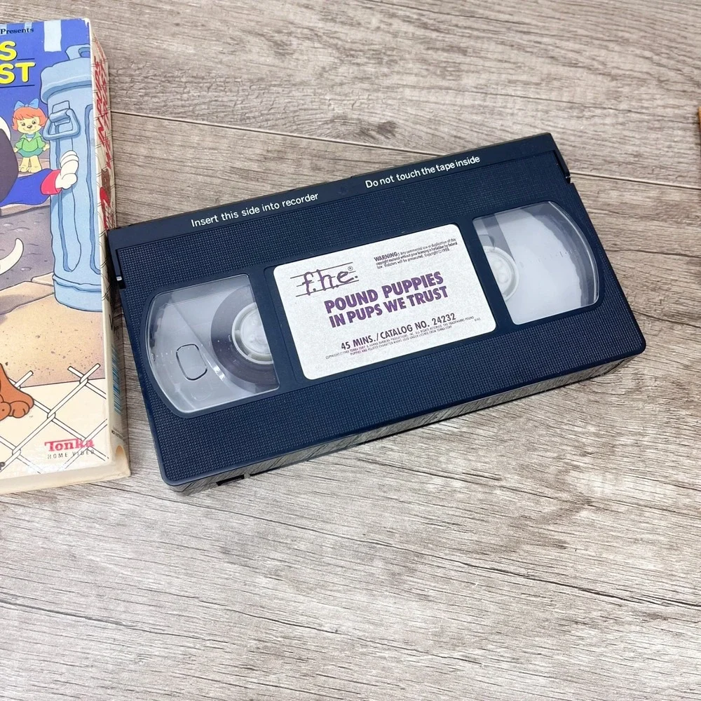 Pound Puppies In Pups We Trust VHS FHE Hanna Barbera 1988 Color 45 Mins